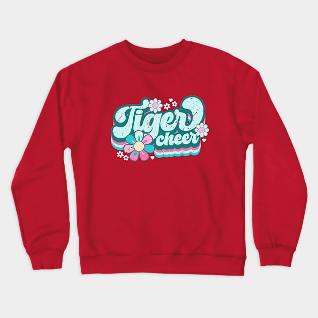 Tiger Cheer - Cheering Crewneck Sweatshirt by Zedeldesign